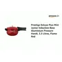 Prestige Deluxe Plus Mini Junior Induction Base Aluminium Outer Lid Pressure Handi 3.3 Litres Flame Red, 2 image