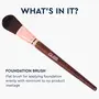 GUBB Synthetic Bristle Foundation Brush- Brown, 3 image
