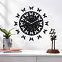 Black Wall Clocks for Bedroom | Wall Clock for Living Room | Designer Wooden Butterflies Clocks for Home/Wall Decor 10 Inch by Sehaz Artworks, 4 image