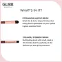 GUBB Eye Liner and Eyeshadow Brush - Brown  Pack of 2  GubbBK-6715, 3 image