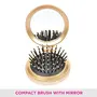 VEGA Compact Hair Brush with Foldable Mirror (R2-FM) Color may vary, 7 image