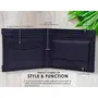 WildHorn Blue Leather Men's Leather Wallet(WH1251), 7 image