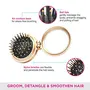 VEGA Compact Hair Brush with Foldable Mirror (R2-FM) Color may vary, 3 image