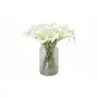 SATYAM KRAFT Artificial Flowers Lily Fake Flowers Sticks Bunch decorative items for home Decor Room Decorations Living Room Table Decoration Plants and Craft Items Corner ( Without Vase Pot) (White 10 Pieces), 2 image