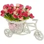 TIED RIBBONS  TiedRibbons Cycle Shape Flower Vase with Peonies Bunches, 3 image