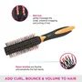 VEGA Round Brush For Men & Women with Inbuilt Hair Clip (E20-RB), 4 image
