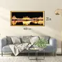 PICTURE PERFECT Golden Temple Picture with Gold Frame for use in Home Offices and Hotels | Best Golden Temple Photo with Frame[40 inches X 20 inches]  Wood, 3 image