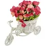 TIED RIBBONS  TiedRibbons Cycle Shape Flower Vase with Peonies Bunches, 4 image