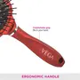 VEGA Detangling Paddle Brush for Women & Men Smooth Hair Black/Red, 6 image