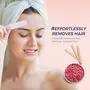 Sanfe Detan & Glo Rose Wax Beans For Hair Removal | Removes Face & Body Hair Effortlessly | With Rose Extracts | 100gm Pink, 6 image