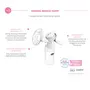 Chicco Natural Feeling Manual Breast Pump with 2 Phase Pumping Technology Extra Soft Silicone Cup & Easy Grip Handle BPA Free, 6 image