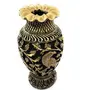Mishtienterprises Flower Pot vase Statue 7 inch Poly-Resin showpiece Idol for Gift Home dÃ©cor Kitchen Items Gifts (Golden Black), 2 image
