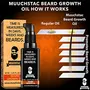 Muuchstac Herbal Beard Growth Oil For Men for Thicker & Longer Beard and Filing Patchy Beard 60 ml, 5 image
