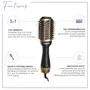 SANFE Selfy Blow-Drying & Styling Hot Brush | 3-in-1 Functions to Dry Style & Detangle Hair | Straightening Curling & Drying Hair |ION Charged Bristles for Smooth & Frizz Free Hair | Handy Design., 3 image
