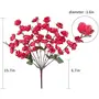 VRCT Artificial Cherry Blossom Flower (Assorted Color Set of 4) Artificial Flora, 2 image