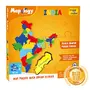 Imagimake  Imagimake: Mapology India- States of India- Play and Learn India Map in Puzzle- Jigsaw Puzzle- Educational Toy- for Boys & Girls, 3 image
