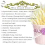 CAAJIB Decor's Imported Artificial Long Yellow & White Slim Leaves with Pink Pot | Fire Retardant & UV Protected Plant for Home Washroom and Office Decor, 5 image