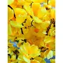 VTMT PetalshueÂ® Artificial Yellow Blossom Flower Bunch for Home Decor Office | Artificial Flower Bunches for Vases (18 Sticks 45 cm), 5 image