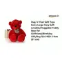 HUG 'n' FEEL SOFT TOYS Teddy bear 3 feet Soft toy Teddy bear 3 feet for girls Soft toys for kids Birthday gift for girlsWifeGirlfriendHusband(Red 3 feet), 2 image