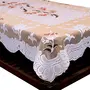 Kuber Industries Cotton Dining Table Cover for 6Â Seater -60 * 90 Inches Cream, 3 image