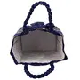 Kuber Industries Bow Design Satin Handbag Purple, 5 image