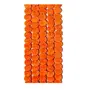 Logro Artificial Marigold Flowers Garlands for Decoration - Pack of 10 (5 Yellow + 5 Orange), 4 image