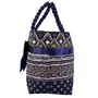 Kuber Industries Bow Design Satin Handbag Purple, 3 image