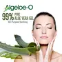 Algeloe Organic Aloe Vera Gel 99% Natural Powder Paraben Sulfate-Free With No Added Colour 500 ml, 6 image