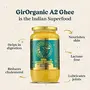 GirOrganic A2 Pure Ghee | 100% Desi Gir Cow | Vedic Bilona Method | 1 Lit Glass Bottle | Grassfed Cultured Premium & Traditional Ghee | Immunity Booster, 3 image