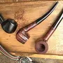 Rocky's wood pipes Classic Vintage Handmade Wooden Smoking Pipes for Men, 5 image