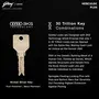 Godrej Locking Solutions and Systems Herculoc Plus 4 Keys Padlock (Silver Polished Finish Brass), 7 image