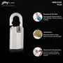 Godrej Locking Solutions and Systems Herculoc Plus 4 Keys Padlock (Silver Polished Finish Brass), 4 image