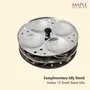 Maple 2-Tier Stainless Steel Multi-purpose Steamer with Glass Lid for Cooking (22 cm) - Idlis Boiled Vegetables Momos Dhoklas (Steamer with Idly Plates), 6 image