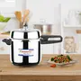 Butterfly Blue Line Stainless Steel Pressure Cooker 10 Litre, 6 image