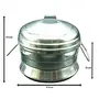 Alisha Stainless Steel Steamers and Idli Maker (Silver), 4 image