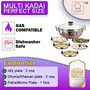 Ecom Stainless Steel Idli Cooker Multi Kadai Steamer with Copper Bottom All-in-One Big Size 5 Plate 2 Idli | 2 Dhokla | 1 Patra | Momo's, 6 image