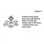 Arihant's Aluminum Idli Maker Cooker with 4 Plates & 3 Plates Steamers Silver, 2 image