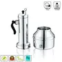 Panca Stainless Steel Puttu Maker with Cooker puttu kudam Steel Puttu Vessel Chiratta Puttu KudamPuttu Maker Pressure Cooker Puttu Maker Steel Make in India Silver (Pack of 1), 7 image