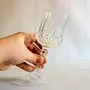 Crystalsky Wine & Whisky Glass - Set of 6-220 ml - Crystal Clear Diamond Glass Elegant Party Drinking Glassware Dishwasher Safe Restaurant Quality, 6 image