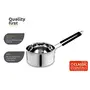 Classic Essentials Stainless Steel Multipurpose Sauce Pan for Kitchen Restaurant Cooking & Heat Proof HandleRust Resistant & Dishwasher Safe (16 cm 1200ml) Silver, 4 image