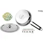 ETHICAL FINEART Stainless Steel Encapsulated Bottom Fry Pan with SS Lid (1.4L), 5 image