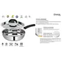 ETHICAL SHINEART Stainless Steel Encapsulated Bottom Fry Pan with SS Lid (20.5cm), 4 image