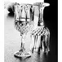 Crystalsky Wine & Whisky Glass - Set of 6-220 ml - Crystal Clear Diamond Glass Elegant Party Drinking Glassware Dishwasher Safe Restaurant Quality, 4 image