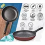 Milton Pro Cook Granito Induction Fry Pan 24 cm Burgundy, 3 image