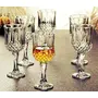 Crystalsky Wine & Whisky Glass - Set of 6-220 ml - Crystal Clear Diamond Glass Elegant Party Drinking Glassware Dishwasher Safe Restaurant Quality, 2 image