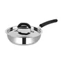 ETHICAL SHINEART Stainless Steel Encapsulated Bottom Fry Pan with SS Lid (20.5cm), 2 image