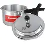 Butterfly Cordial Induction Base Aluminium Pressure Cooker with Outer Lid 3 Litres Silver, 6 image