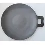 Nakshathra Iron Dosa Tawa/Iron Dosa Kallu Cookware/Large Size Dosa Iron Tawa - 14 Inch with Handle Export QualityBlack, 5 image