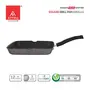 Attro Non-Stick Aluminium Gas Compatible Grill Pan 24 cm Spatter Finish Marble Grey, 6 image