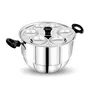 Pigeon - Hot 24 Stainless Steel Idly Pot with Steamer Capacity:7500ml Silver, 3 image
